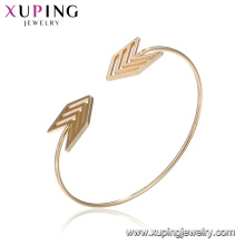 51860 brazalete de moda pulsera de la flecha brazalete chapado en oro indio de las mujeres